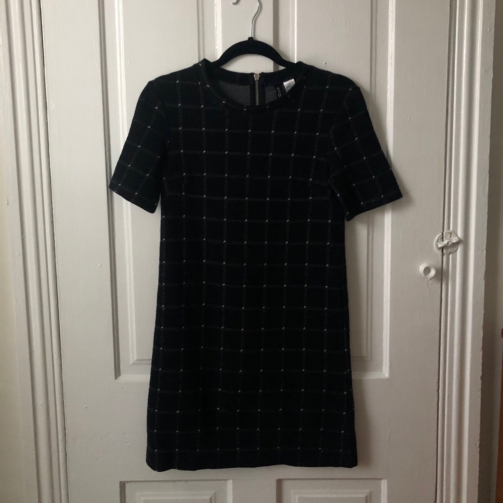 H&M Windowpane Tee Dress